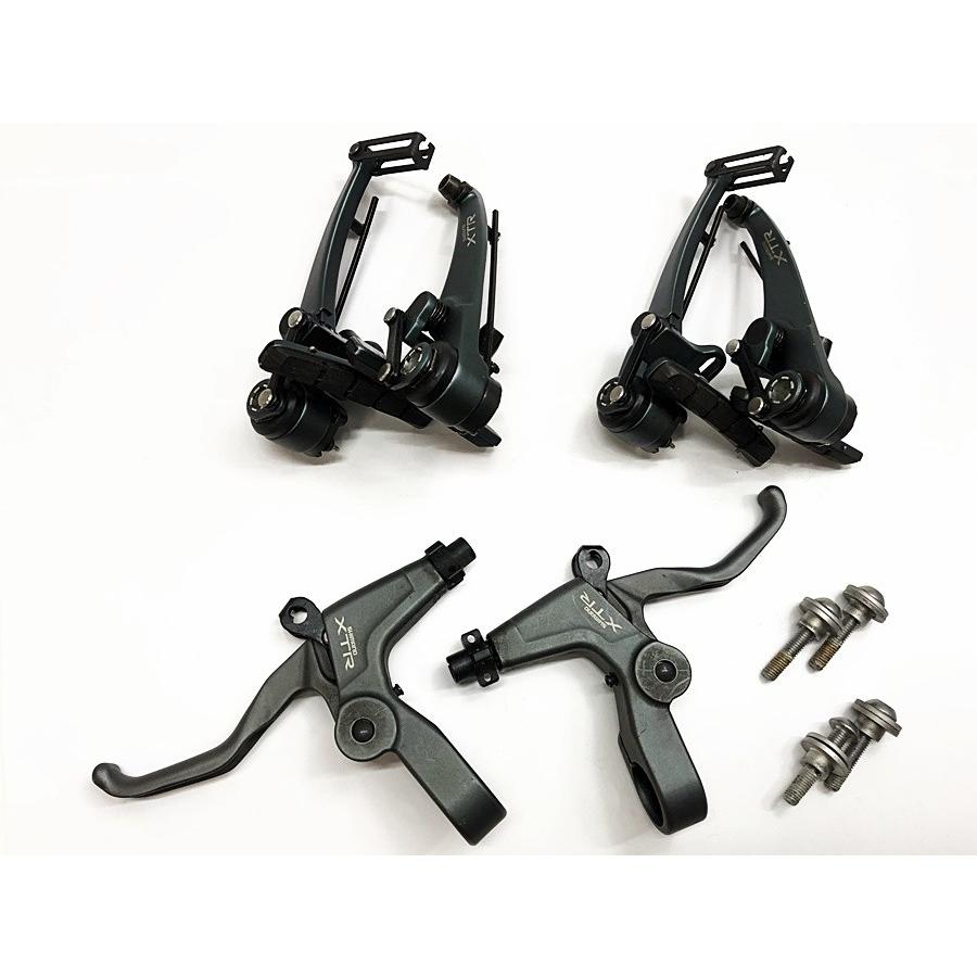 シマノ 美品 SHIMANO BL-M950/BR-M951 XTR Vブレーキ グレー シマノ 美品 SHIMANO BL-M950/BR-M951 XTR Vブレーキ グレー