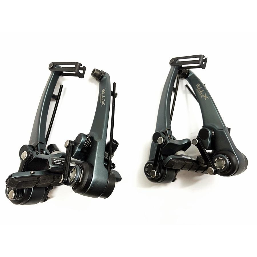 シマノ 美品 SHIMANO BL-M950/BR-M951 XTR Vブレーキ グレー シマノ 美品 SHIMANO BL-M950/BR-M951 XTR Vブレーキ グレー