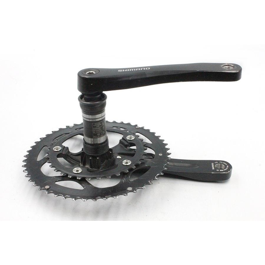 シマノ SHIMANO FC-R345 オクタリンク クランクセット ブラック シマノ SHIMANO FC-R345 オクタリンク クランクセット ブラック