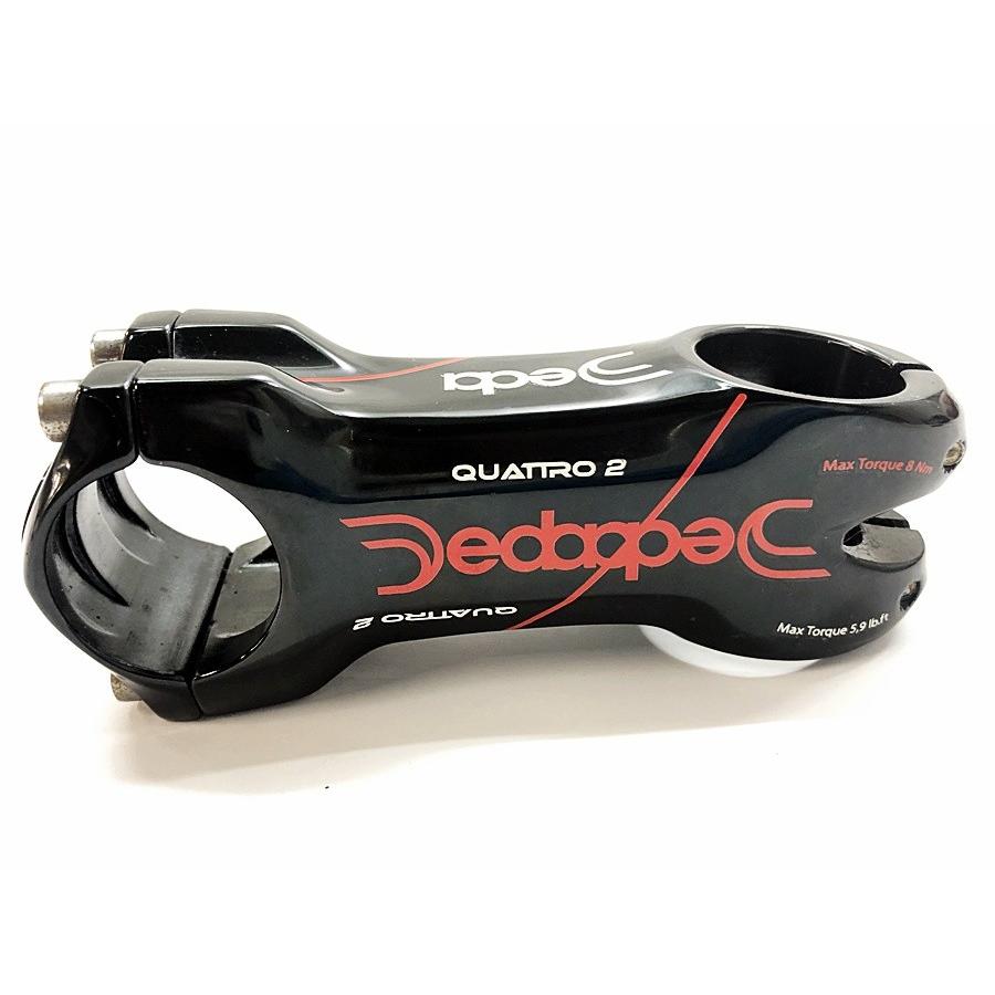 デダ DEDA QUATTRO2 クアトロ2 アルミ ステム φ31.7mm/28.6mm/6° ブラック 90mm｜cycleparadise｜03