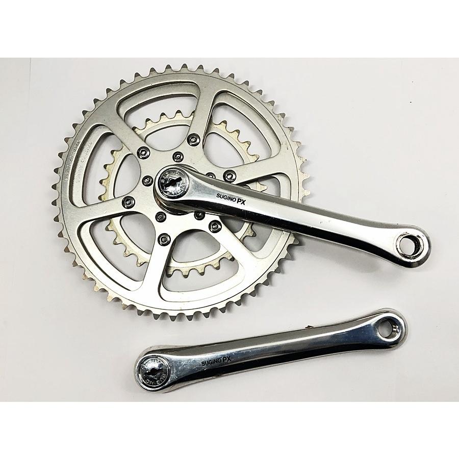 スギノ SUGINO PX クランクセット シルバー 48/45T/32T 170mm スギノ SUGINO PX クランクセット シルバー 48/45T/32T 170mm