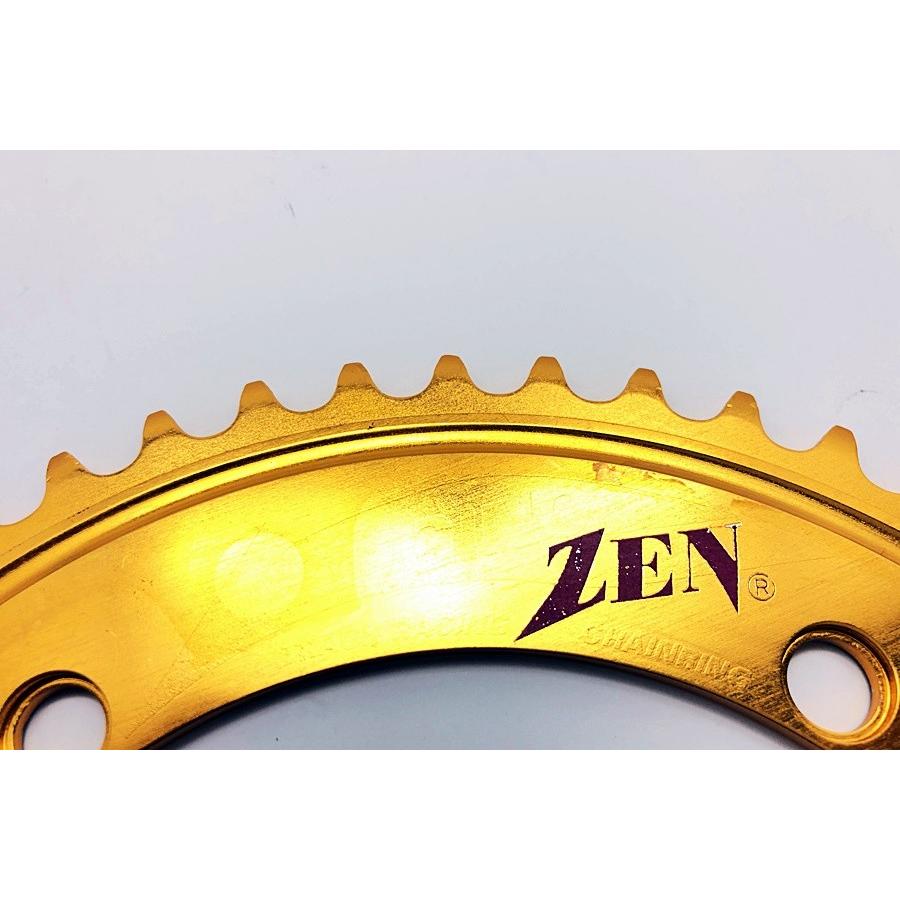 SUGINO 美品 スギノ ZEN ゼン チェーンリング ゴールド 50T SUGINO 美品 スギノ ZEN ゼン チェーンリング ゴールド 50T