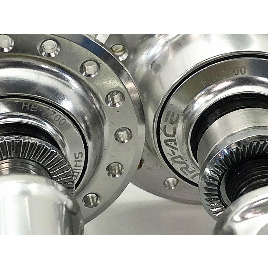 シマノ 超美品 SHIMANO HB-7700/Fh-7700 DURA-ACE ハブ前後 シマノ 超美品 SHIMANO HB-7700/Fh-7700 DURA-ACE ハブ前後