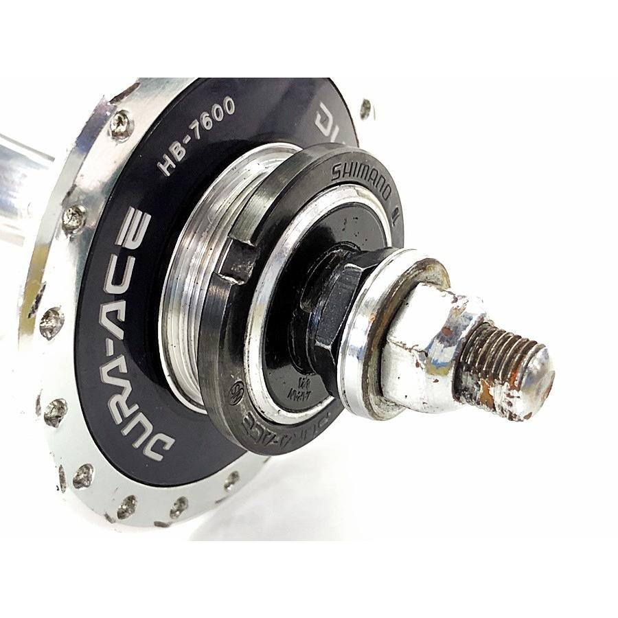 シマノ SHIMANO HB-7600 DURA-ACE NJS刻印 ハブ前後セット シマノ SHIMANO HB-7600 DURA-ACE NJS刻印 ハブ前後セット