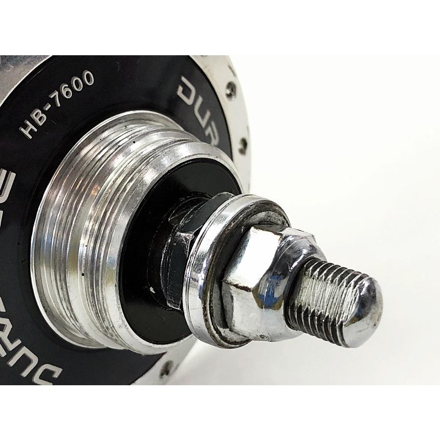 シマノ SHIMANO HB-7600 DURA-ACE NJS刻印 ハブ前後セット シマノ SHIMANO HB-7600 DURA-ACE NJS刻印 ハブ前後セット