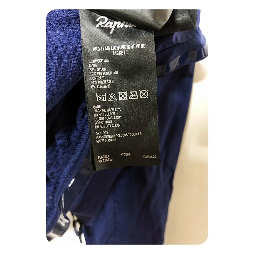 ラファ RAPHA PRO TEAM LIGHTWEIGHT WIND JACKET プロチーム ライトウェイト ウィンド ジャケット サイズM