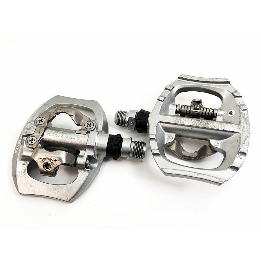美品 シマノ Shimano Pd A530 アルミボディ ビンディングペダル シルバー 片面フラット 片面spd Cps Pa Cycle Paradise 通販 Yahoo ショッピング