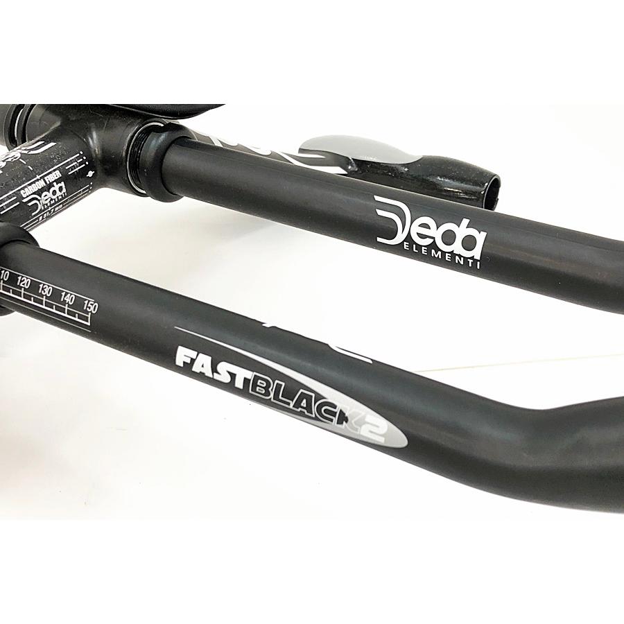 デダ DEDA クロノスデュエ KRONOS DUE FAST BLACK2 TTハンドル クランプ径31.7mm ハンドル幅420mm  DHバー390mm