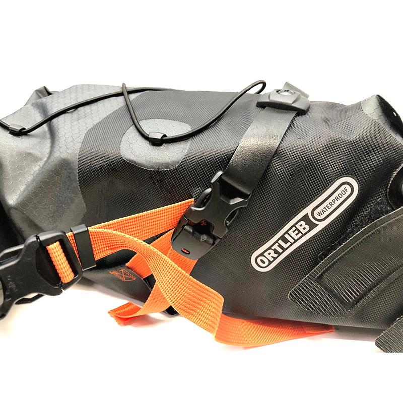 美品 オルトリーブ ORTLIEB シートパック サドルバッグ 8-16.5L グレー 