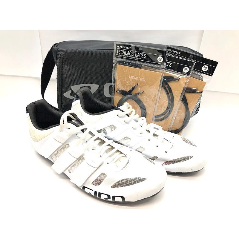 ジロ GIRO PROLIGHT TECHLACE ビンディングシューズ ホワイト 軽量 
