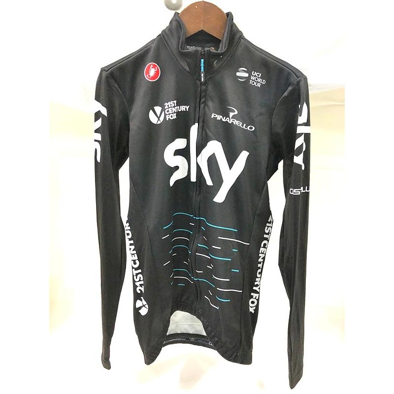 カステリ CASTELLI 長袖ウェア TEAM SKY サイクルジャージ 長袖 チーム 