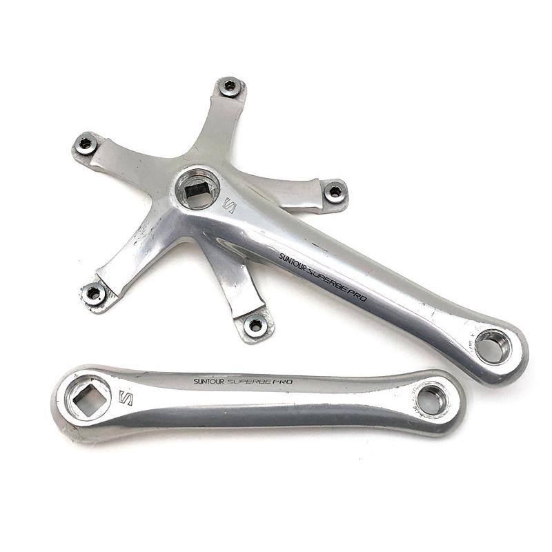NJS 競輪 SUNTOUR クランクセット 165mm