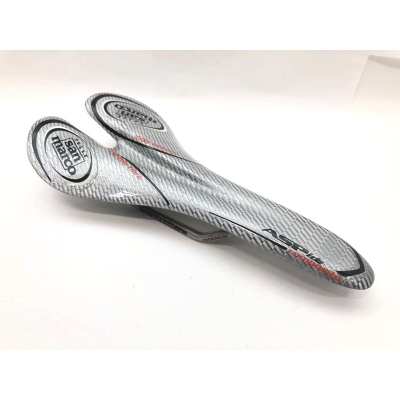 サンマルコ SAN MARCO アスピデコンポジット ASPIDE composite サドル シルバー チタンレール クッションなし  :cps-2102098101-pa-037649568:CYCLE PARADISE - 通販 - Yahoo!ショッピング
