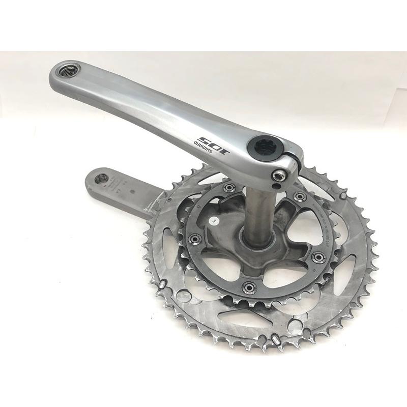 シマノ SHIMANO 105 FC-5750 クランク シルバー 172.5mm 50/34 シマノ SHIMANO 105 FC-5750 クランク シルバー 172.5mm 50/34