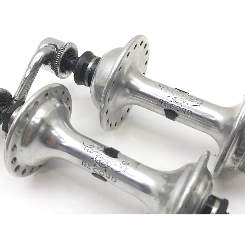 カンパニョーロ CAMPAGNOLO レコード RECORD ハブ 前後セット カンパニョーロ CAMPAGNOLO レコード RECORD ハブ 前後セット