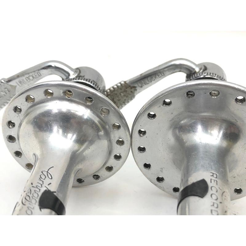 カンパニョーロ CAMPAGNOLO レコード RECORD ハブ 前後セット カンパニョーロ CAMPAGNOLO レコード RECORD ハブ 前後セット