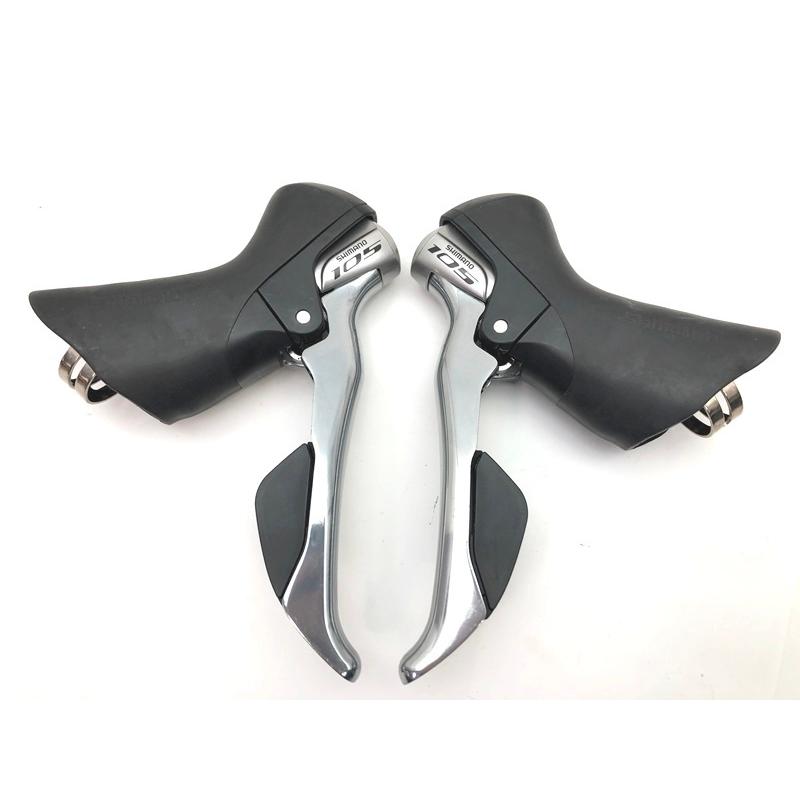 シマノ SHIMANO 105 ST-5800 STIレバー 左右セット シルバー 2 シマノ SHIMANO 105 ST-5800 STIレバー 左右セット シルバー 2