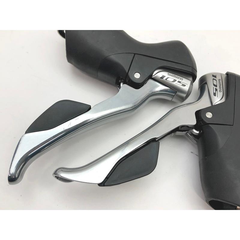 シマノ SHIMANO 105 ST-5800 STIレバー 左右セット シルバー 2 シマノ SHIMANO 105 ST-5800 STIレバー 左右セット シルバー 2