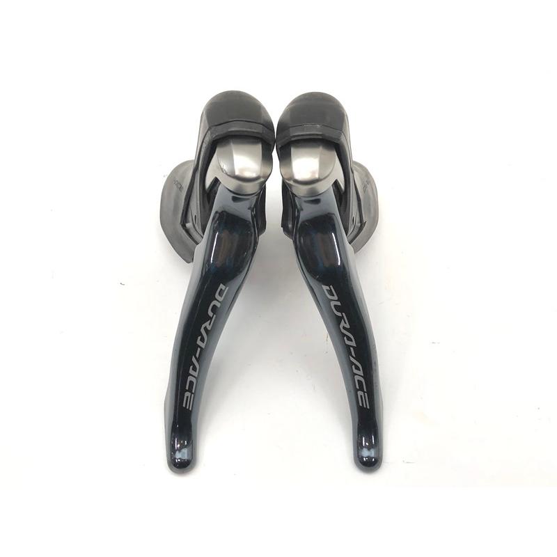 シマノ デュラエース ST-9001 STIレバー ペア ケーブル付 Yahoo!オークション -「st-9001」の落札相場・落札価格
