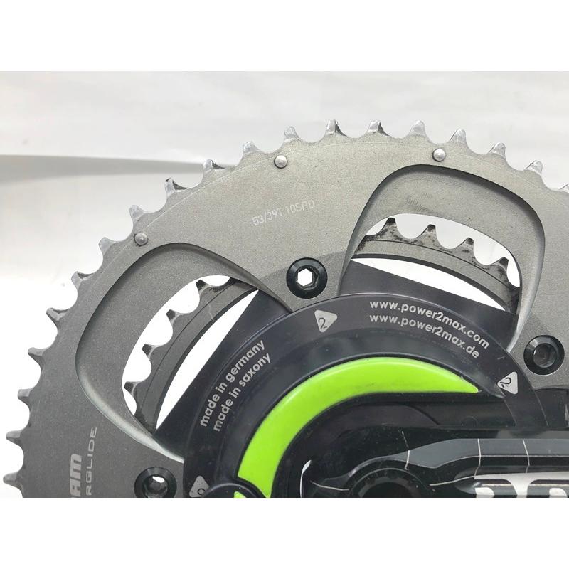 ローター ROTOR 3D+ POWER 2 MAX クランク パワーメーター 172.5mm 53/39 24mm軸 130 ローター ROTOR 3D+ POWER 2 MAX クランク パワーメーター 172.5mm 53/39 24mm軸 130