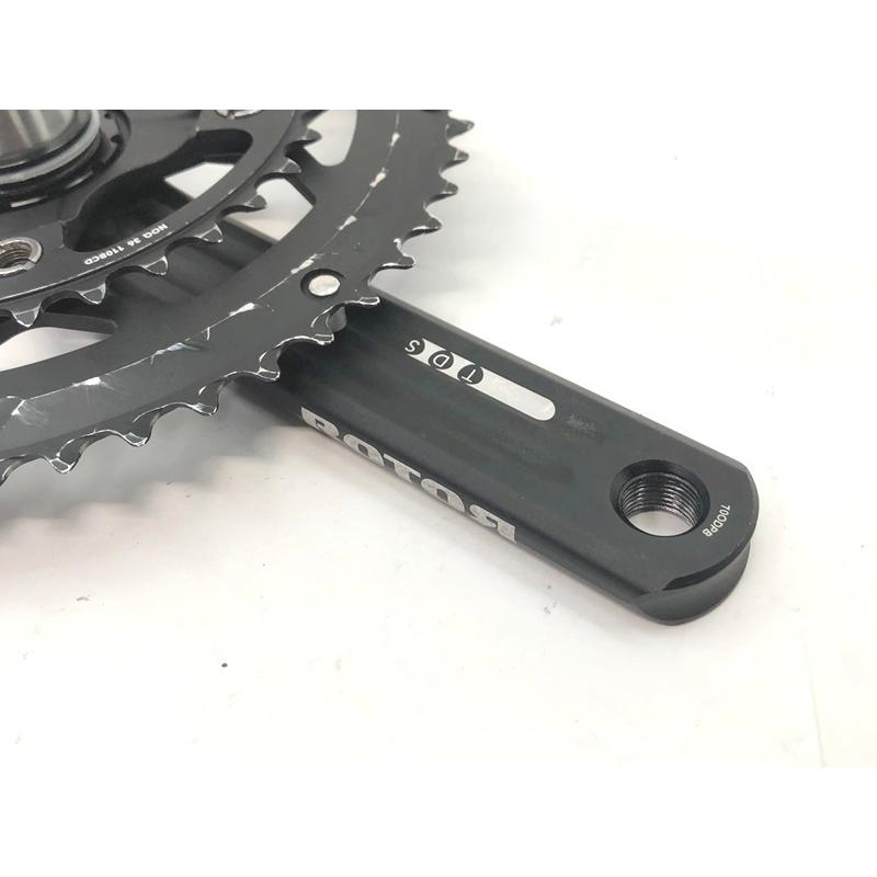 ローター ROTOR 3D30 noQチェーンリング クランク 170mm 52/36 ローター ROTOR 3D30 noQチェーンリング クランク 170mm 52/36