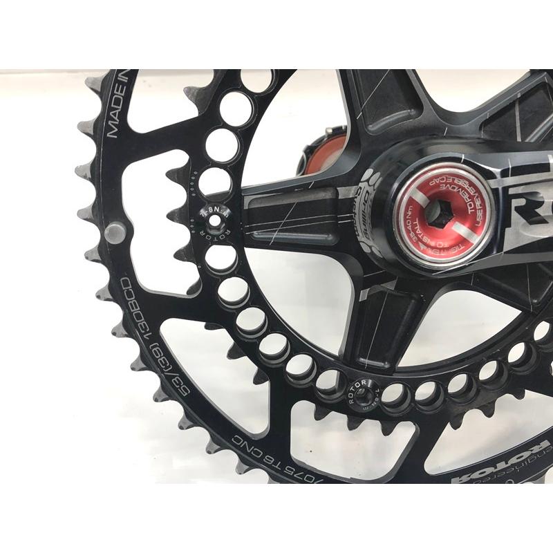 ローター ROTOR 3D+ BB付属 クランク 楕円チェーンリング 170mm ローター ROTOR 3D+ BB付属 クランク 楕円チェーンリング 170mm