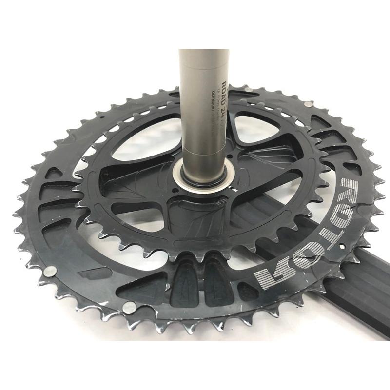 ローター ROTOR ALDHU 24MM ROAD AXLE クランク 楕円チェーン ローター ROTOR ALDHU 24MM ROAD AXLE クランク 楕円チェーン
