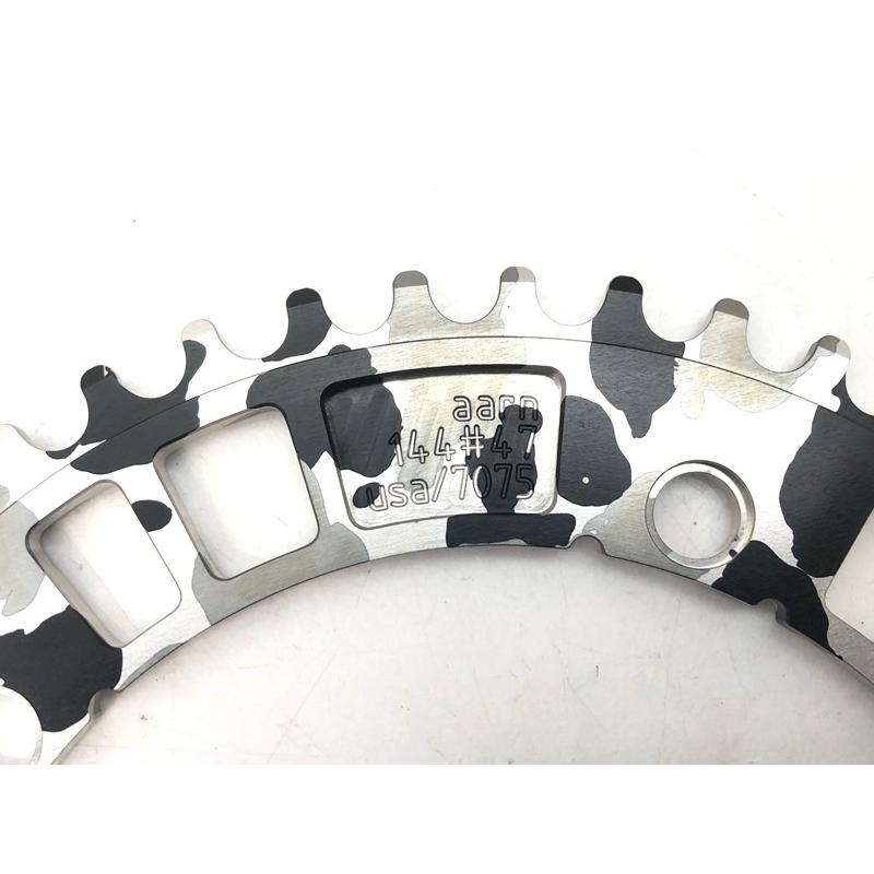美品 アーロン AARN track chainring チェーンリング camo 144 美品 アーロン AARN track chainring チェーンリング camo 144