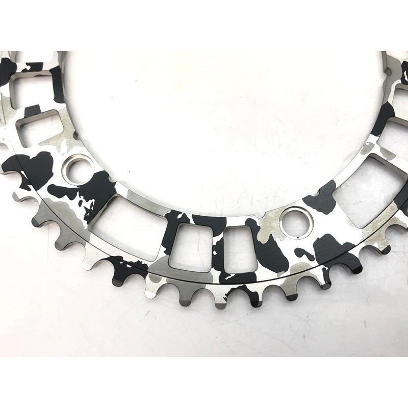 美品 アーロン AARN track chainring チェーンリング camo 144 美品 アーロン AARN track chainring チェーンリング camo 144
