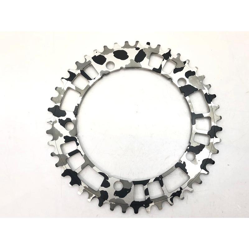 美品 アーロン AARN track chainring チェーンリング camo 144 美品 アーロン AARN track chainring チェーンリング camo 144