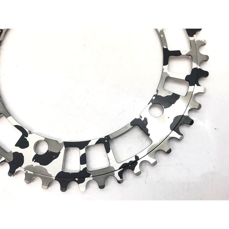 美品 アーロン AARN track chainring チェーンリング camo 144 美品 アーロン AARN track chainring チェーンリング camo 144