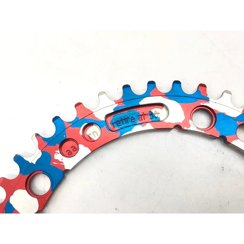 美品 アーロン AARN track chainring チェーンリング trico camo 美品 アーロン AARN track chainring チェーンリング trico camo