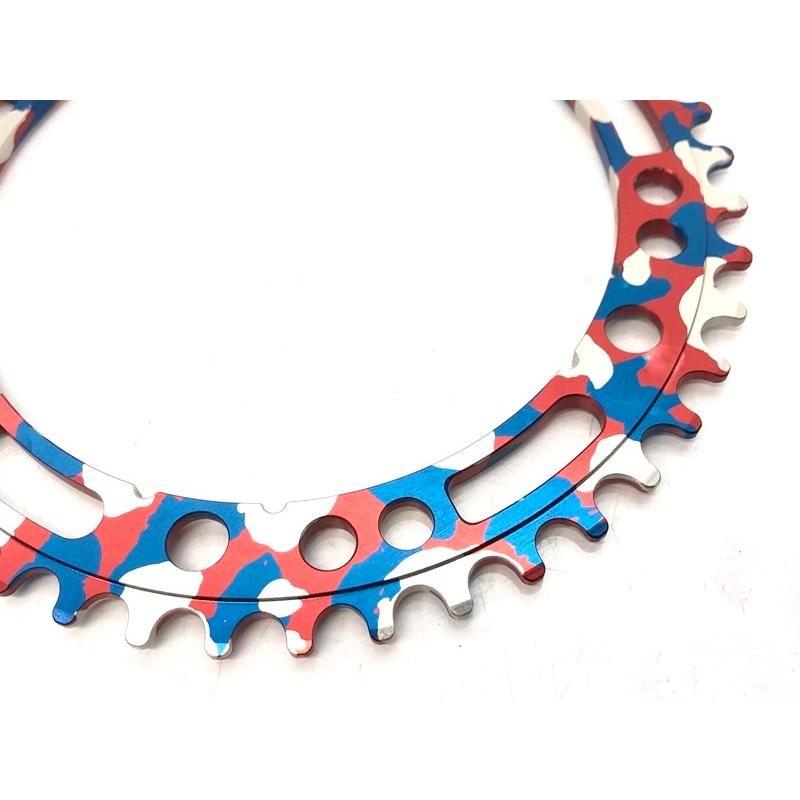 美品 アーロン AARN track chainring チェーンリング trico camo 美品 アーロン AARN track chainring チェーンリング trico camo