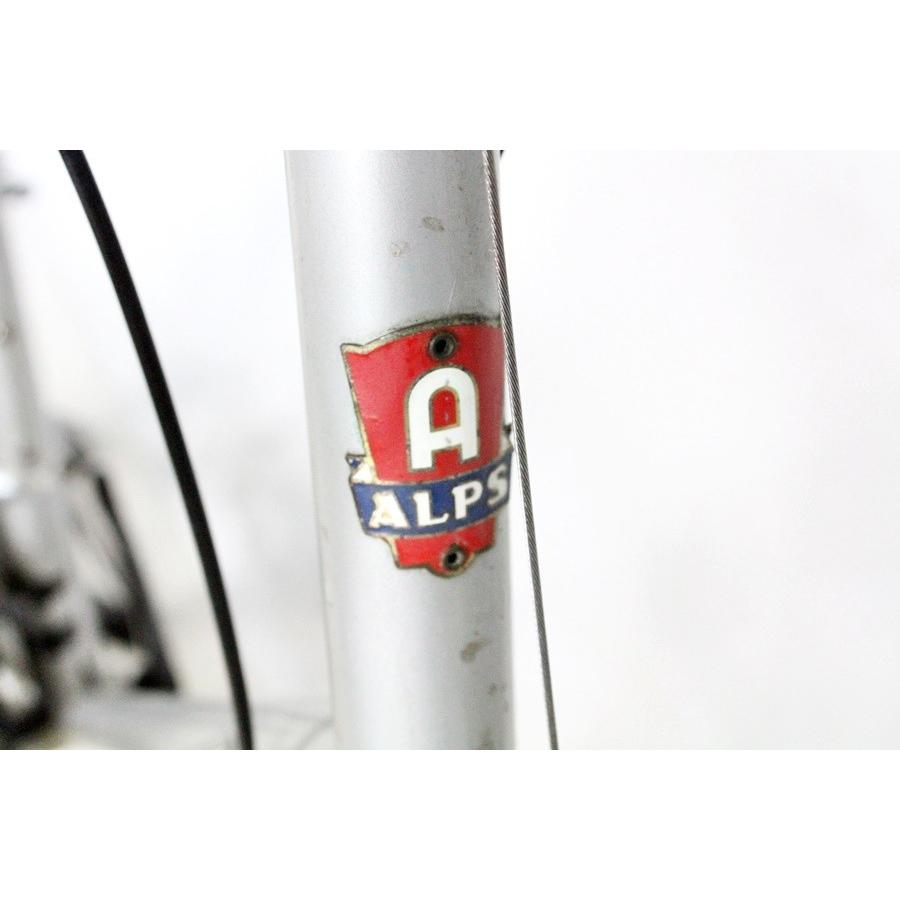 ●アルプス ALPS ランドナー ULTEGRA モデル不明 年式不明 9速 ビンテージ シルバー｜cycleparadise｜03