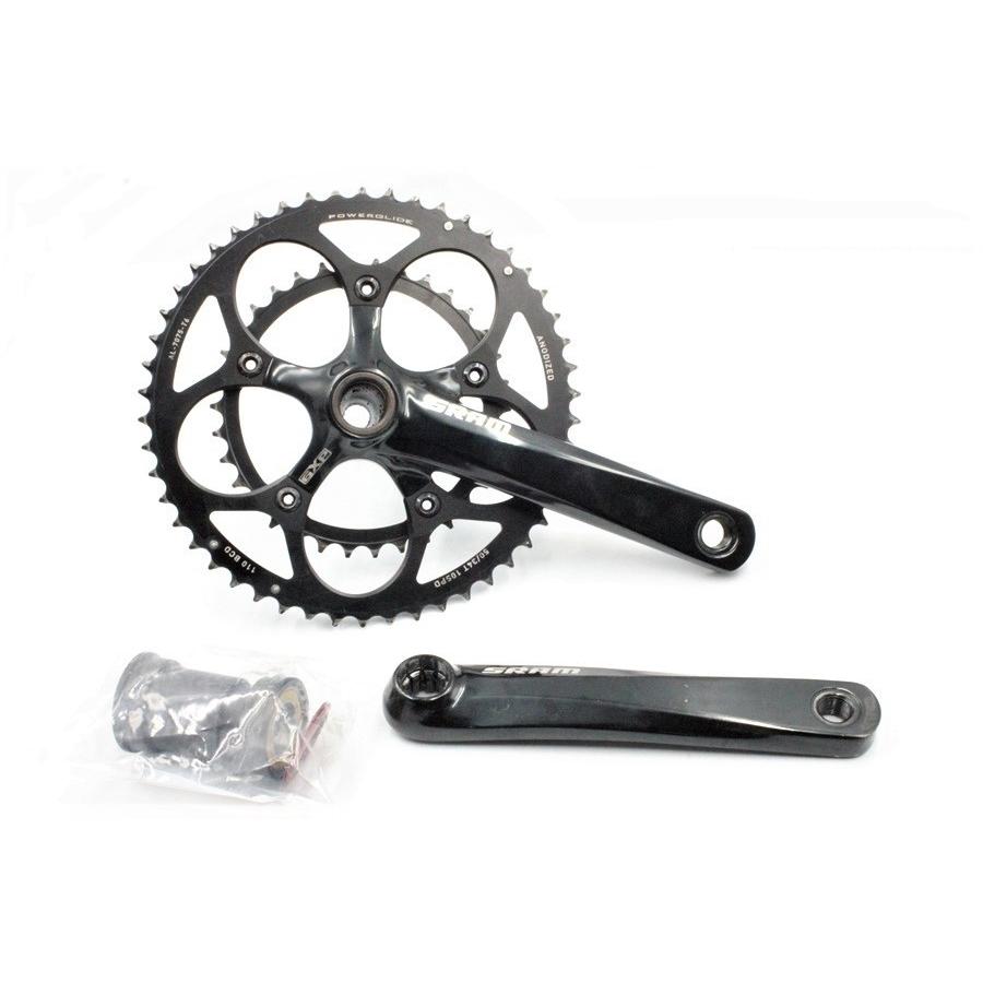 スラム SRAM GXP クランク 50/34T クランク長172.5mm スピンドル スラム SRAM GXP クランク 50/34T クランク長172.5mm スピンドル