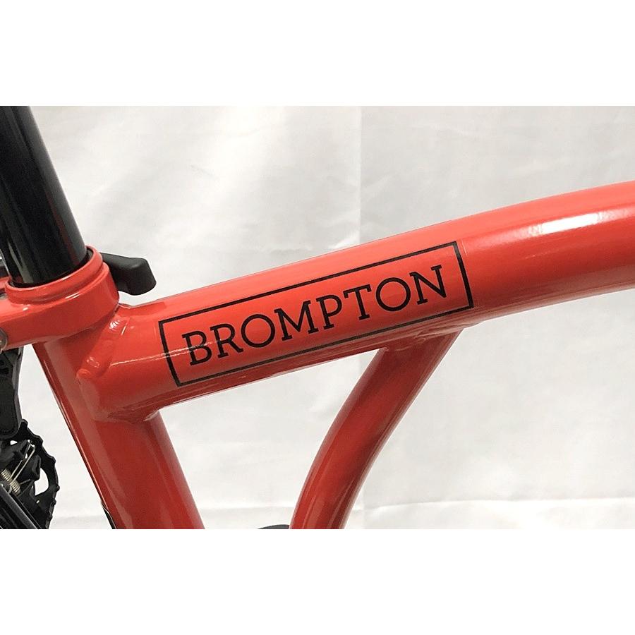 BROMPTON 折りたたみ自転車 3段変速レッド