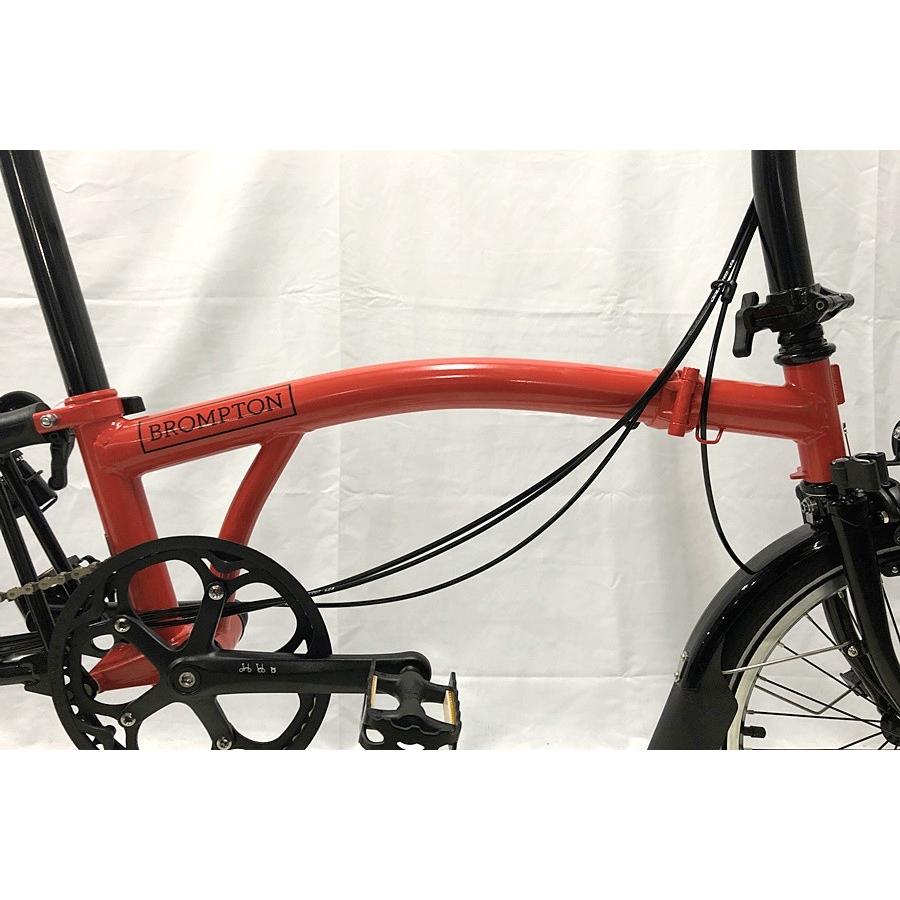 BROMPTON 折りたたみ自転車 3段変速レッド