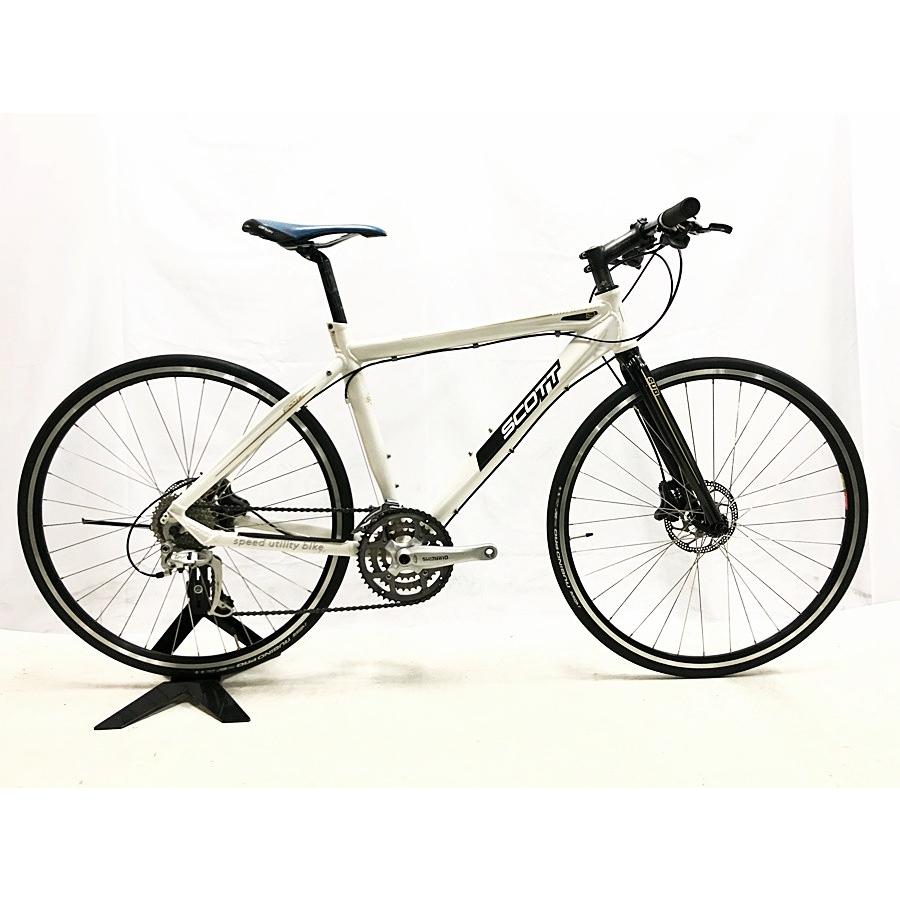 SCOTT/スコット 現状品 26インチ ロードバイク シルバー ライト付き SUB10/サブ10 切替あり 自転車 チャリ 苫小牧西店 SCOTT/スコット 現状品 26インチ ロードバイク シルバー ライト付き