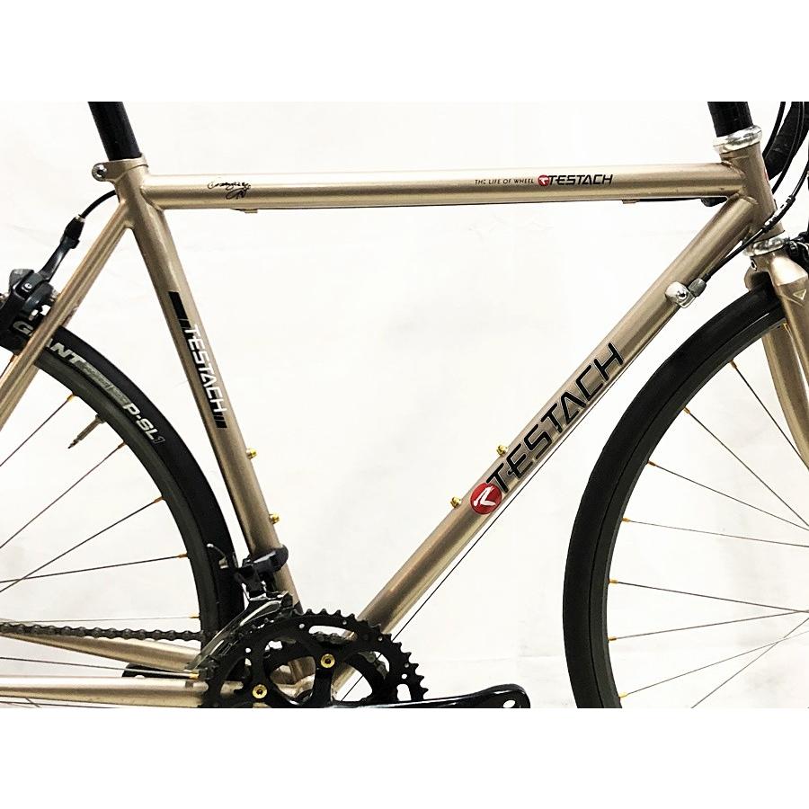 引取限定TESTACHテスタッチクロモリフラットバーロードバイク