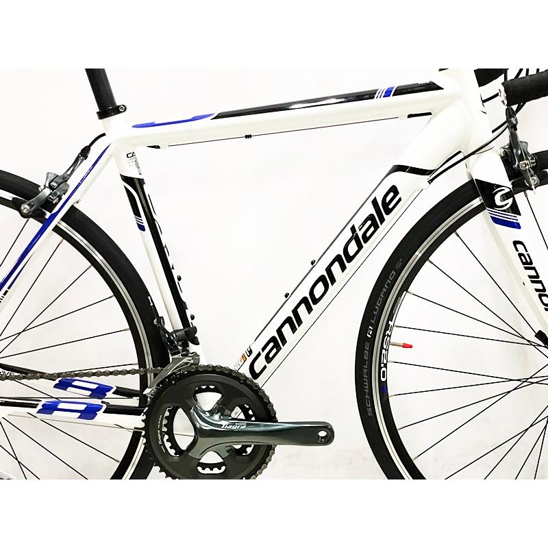 キャノンデール Cannondale キャド8 CAAD8 TIAGRA 2016年モデル ロードバイク 48サイズ ホワイト/ブラック/ブルー｜cycleparadise｜03