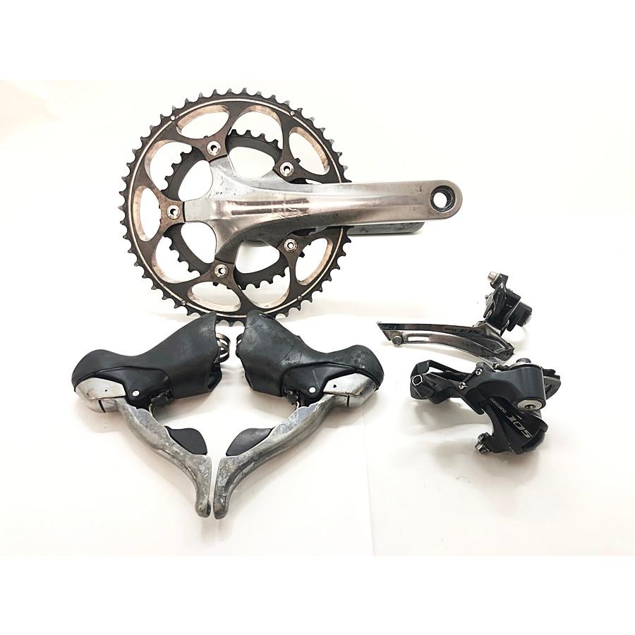 訳アリ シマノ SHIMANO 105 コンポセット ST-5700 FC-5750 172.5mm 50 