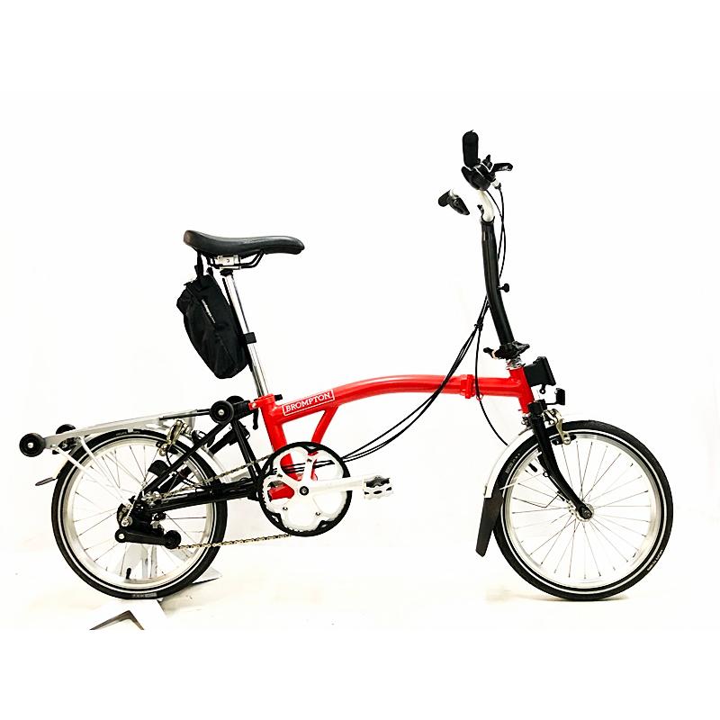 ブロンプトン BROMPTON M6R 2017年 折り畳み自転車 レッド : CYCLE 