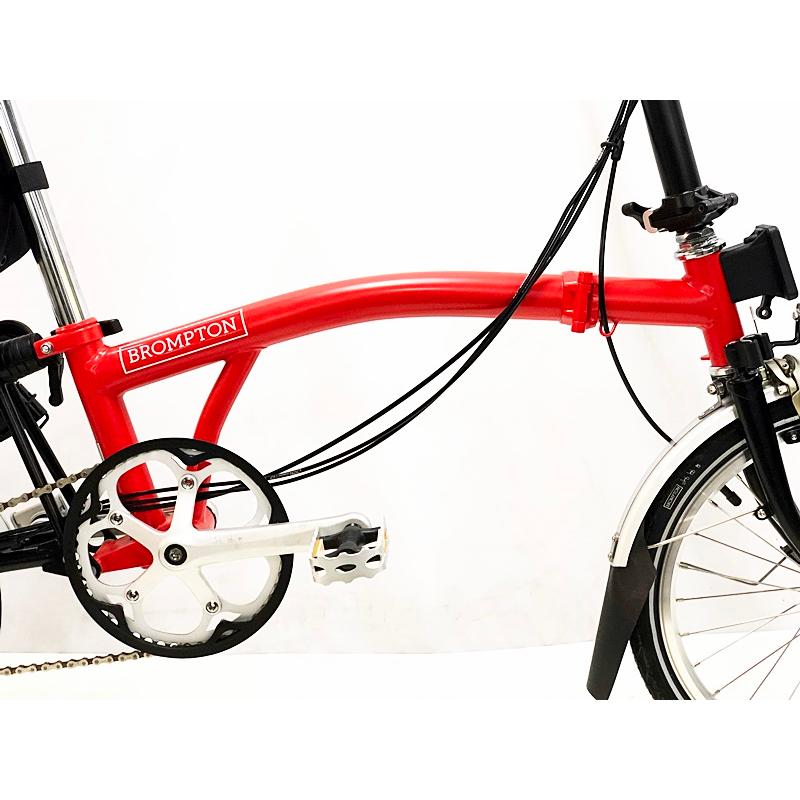 ブロンプトン BROMPTON M6R 2017年 折り畳み自転車 レッド : CYCLE 