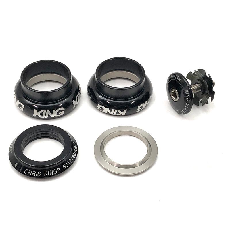 クリスキング CHRIS KING ノースレッドセット NoThreadSet 1-1/4 11/8 Devolution ヘッドセット ブラック  :cpt-2007078006-pa-037644732:CYCLE PARADISE - 通販 - Yahoo!ショッピング