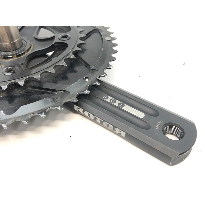 ローター ROTOR 3D 24mmシャフト クランク noQチェーンリング ローター ROTOR 3D 24mmシャフト クランク noQチェーンリング