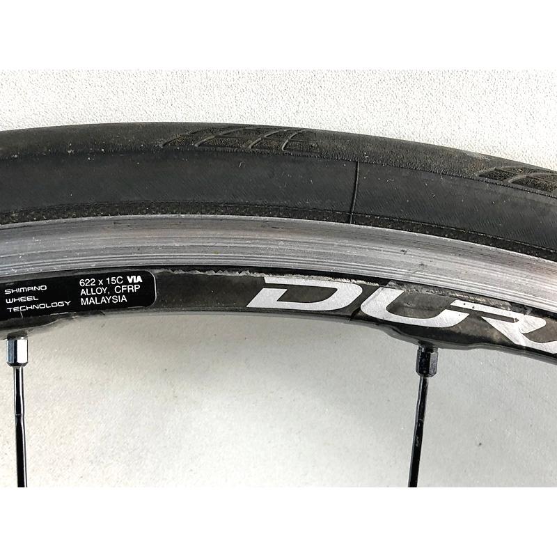 ジャンク シマノ SHIMANO デュラエース WH-9000 DURA-ACE リアのみ シマノ 11速 クリンチャー カーボンラップ