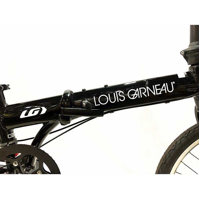 LOUIS GARNEAU 折りたたみ自転車　メンテ済み黒　easel6 LOUIS GARNEAU（ルイガノ）2023年モデル EASEL6.0（イーゼル6.0）