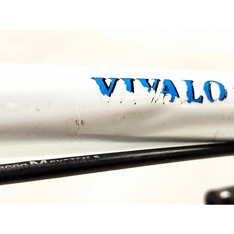 CYCLE PARADISE訳アリ ビバロ VIVALO NJS刻印あり クロモリ 競輪 シングルスピード ピストバイク ホワイト 自転車車体 KE5A748 サンスター スプロケット&チェーンキット 530 81年-83年 Z400FX 黒 JP店