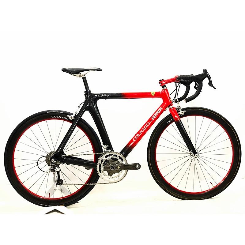 コルナゴ フェラーリ COLNAGO for FERRARI 世界限定500台 CF-1 RECORD 2000年頃 カーボンロードバイク ブラック/レッド｜cycleparadise