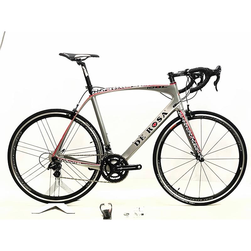 未使用品 デローザ DE ROSA アイドル レボ IDOL Revo CAMPAGNOLO POTENZA 2019年モデル カーボンロードバイク 59.5サイズ シルバー｜cycleparadise